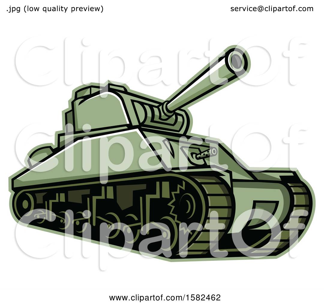 sherman tank clip art