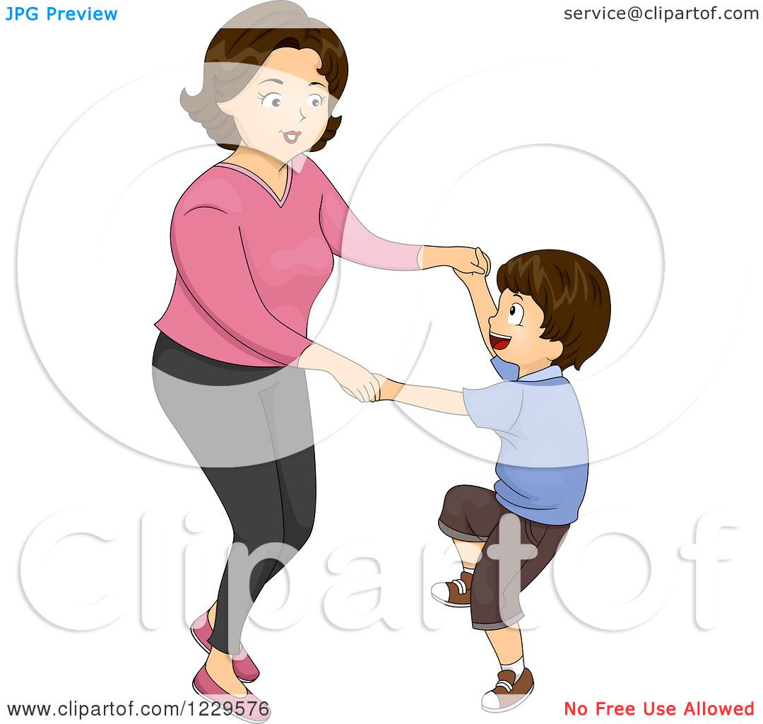free clipart mother and son - photo #33