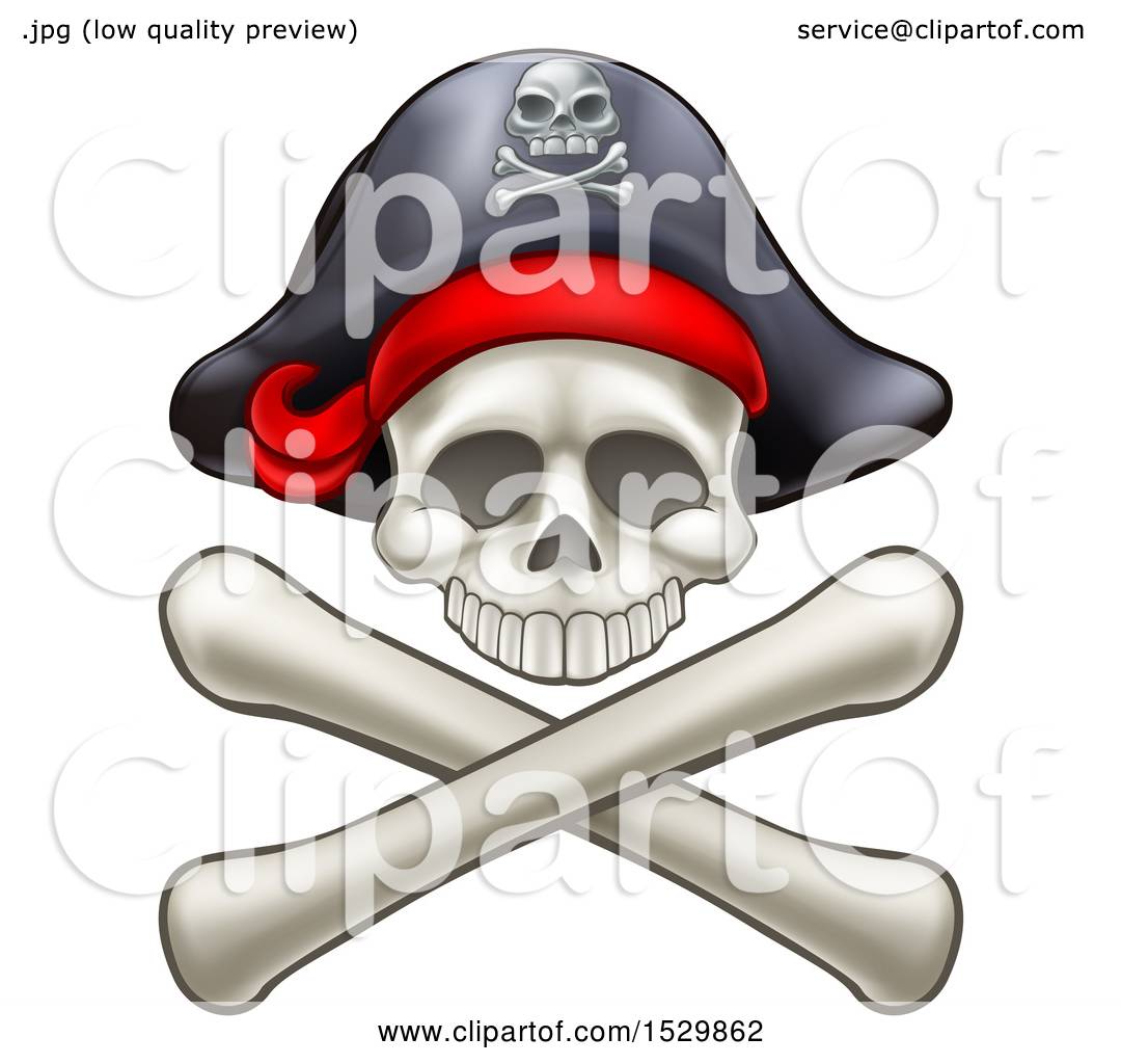 skull and bones pirate