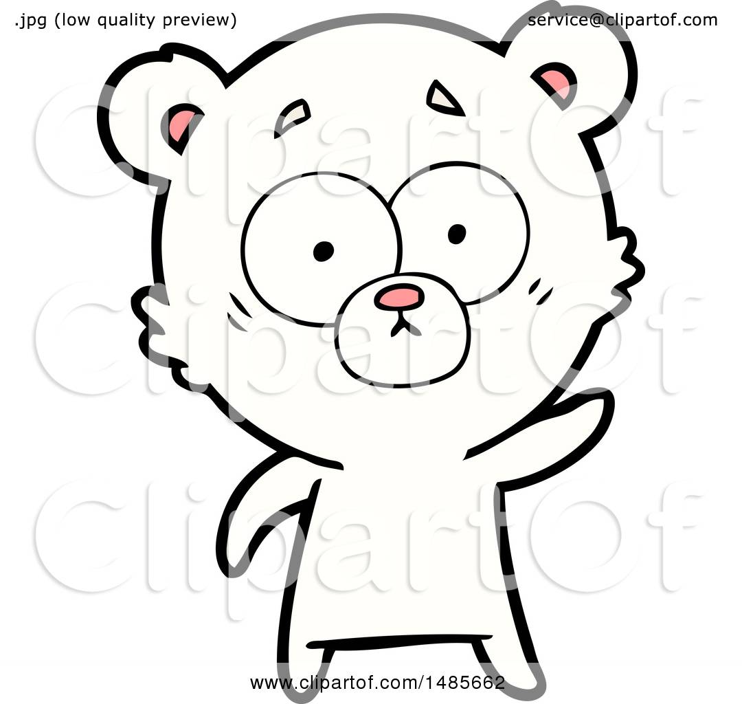 Clipart of a Polar Bear - Royalty Free Vector Illustration by ...