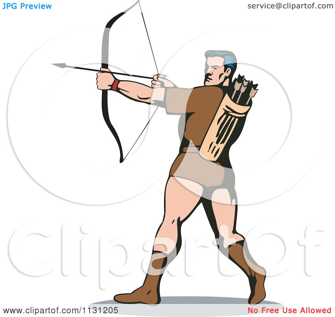 medieval archer clipart