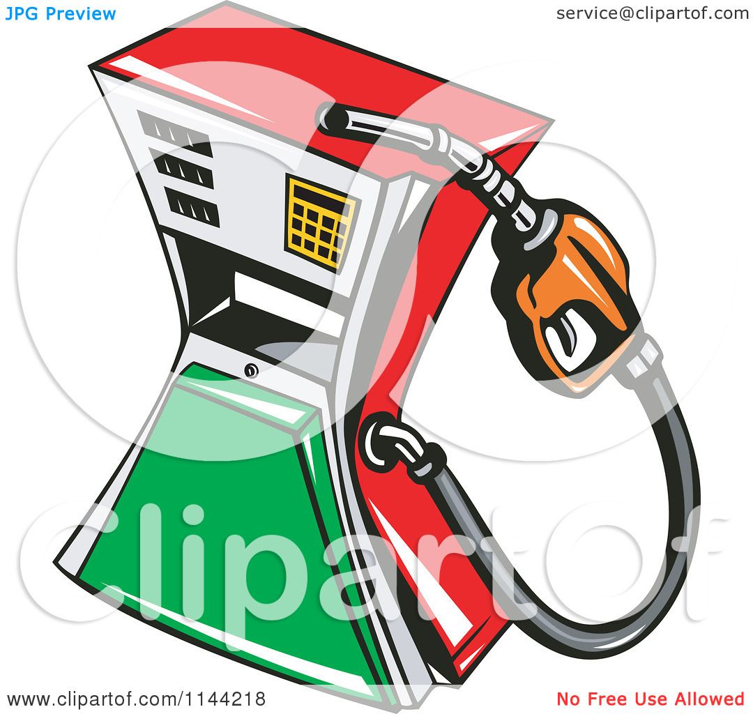 petrol pump machine clipart
