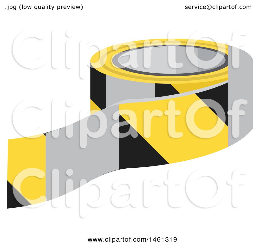 Yellow and black marking Royalty Free Vector Image
