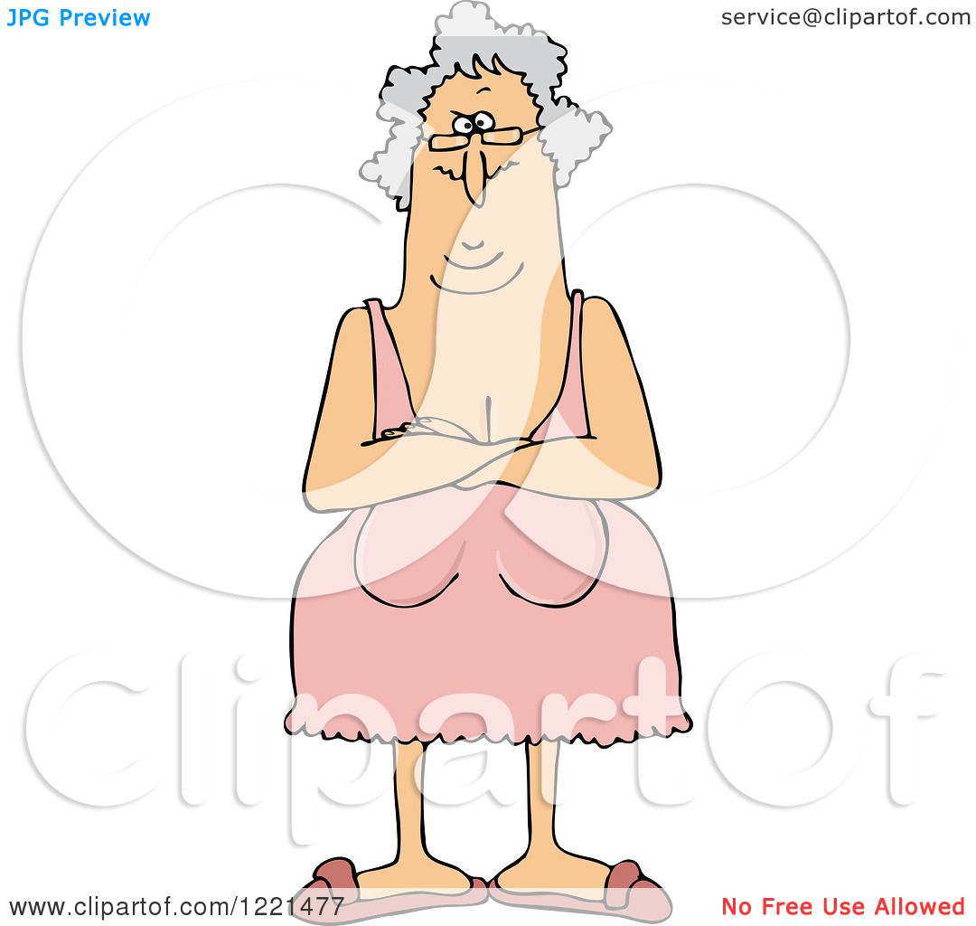 Woman with Low Hanging Breasts Stock Illustration - Illustration of  slippers, female: 105172065