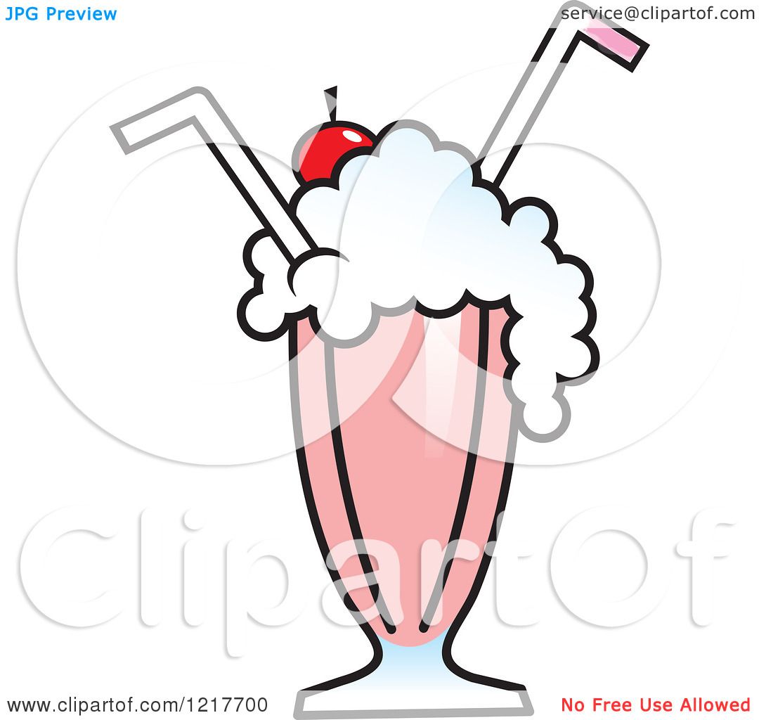 strawberry milkshake clipart - photo #10