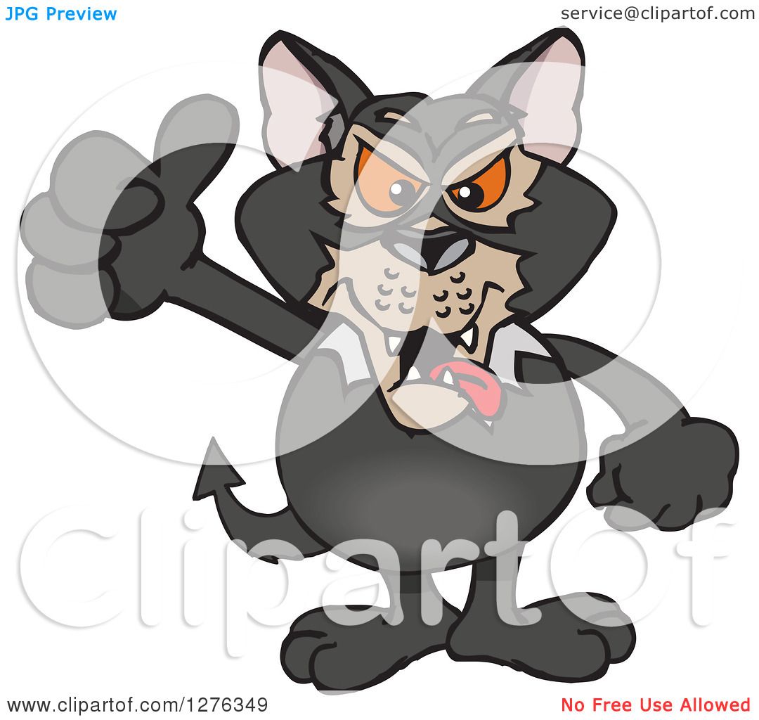 Tasmanian Devil Head Mascot - vector clipart
