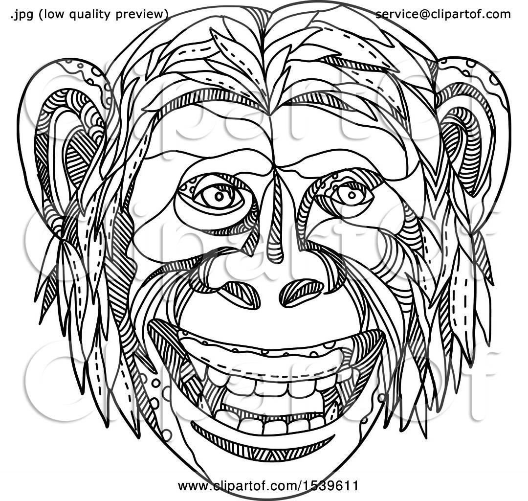 neanderthal face sketch