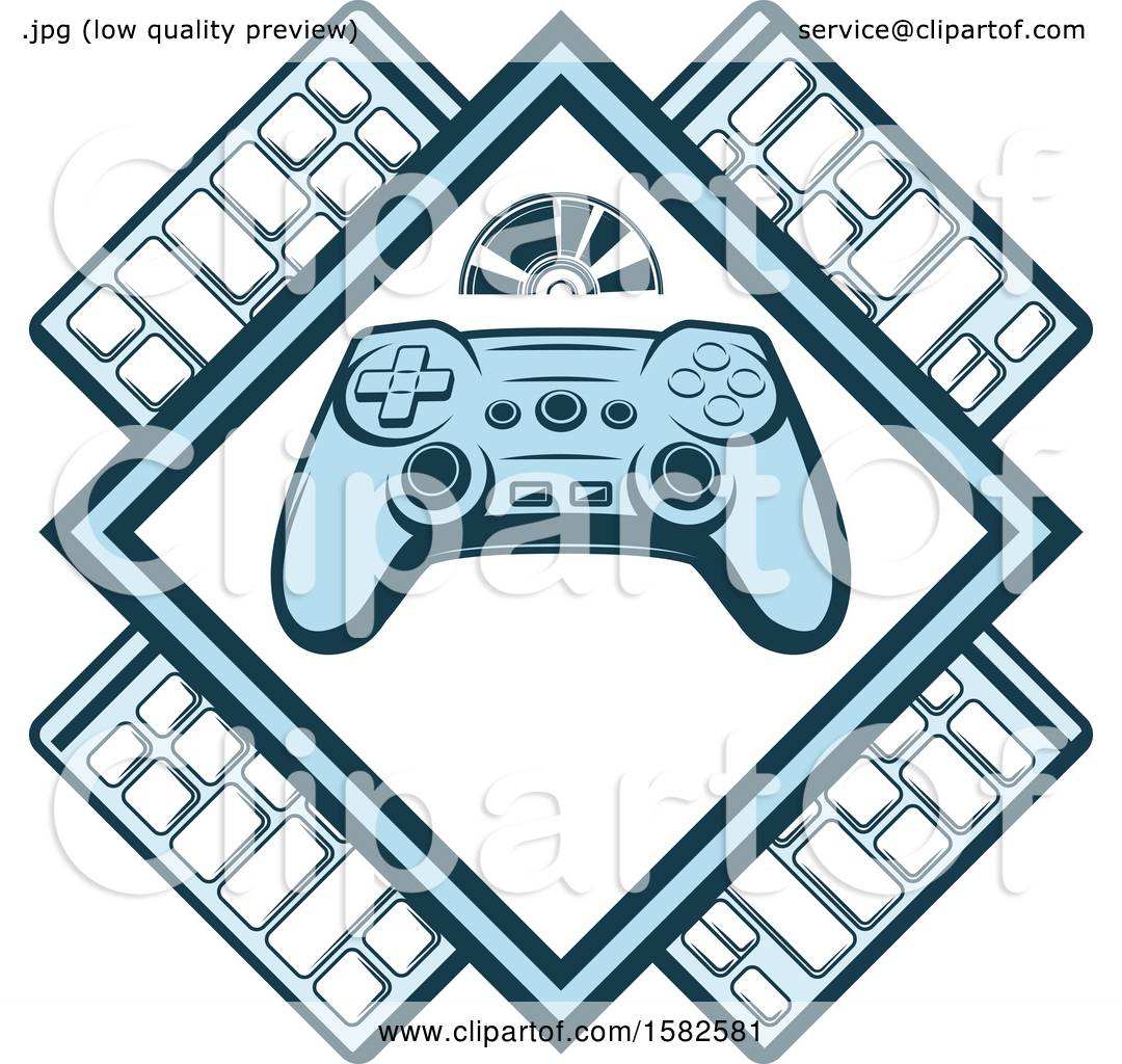 video games Royalty Free Vector Clip Art illustration -vc008803