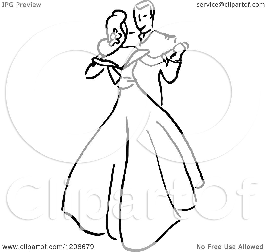 Couple Dancing One Line Stock Vector by ©ngupakarti 282765510