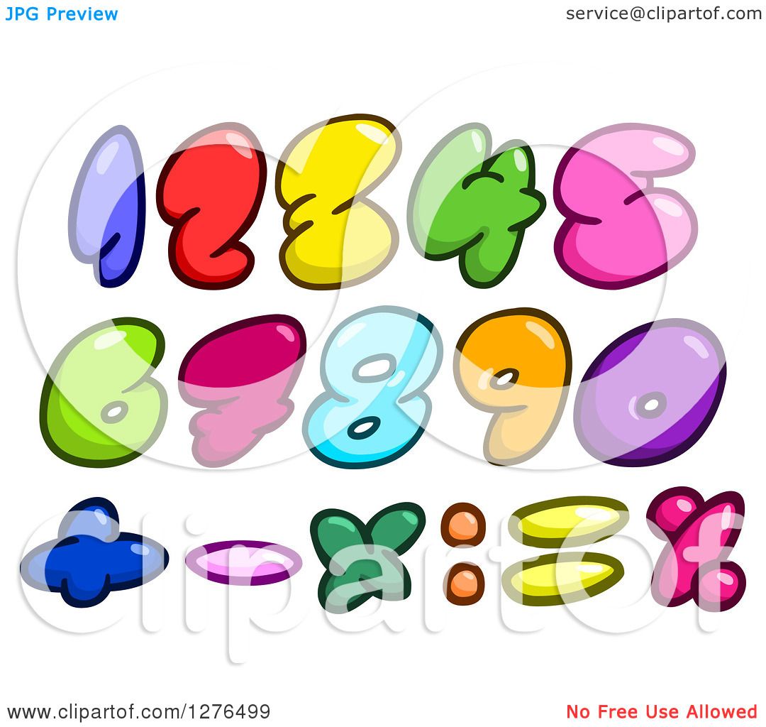 bubble numbers clipart - photo #19