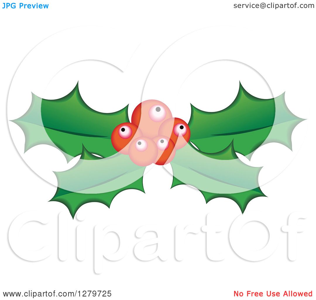 Holly berry christmas Royalty Free Vector Image