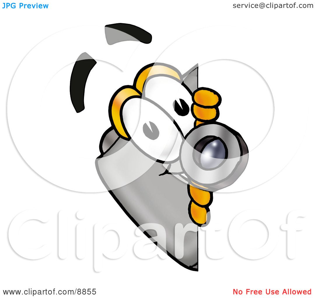 Clipart Picture of a Camera Mascot Cartoon Character ...