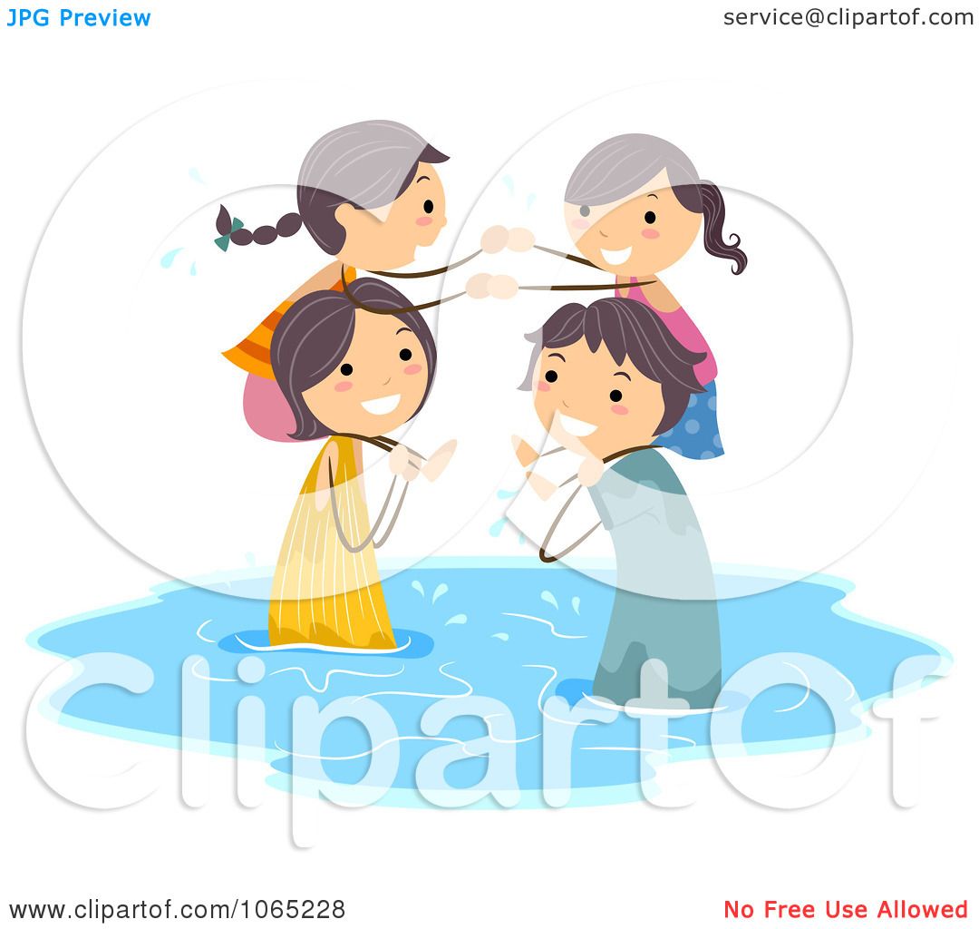 Download Clipart Stick Family Swimming At The Beach - Royalty Free ...