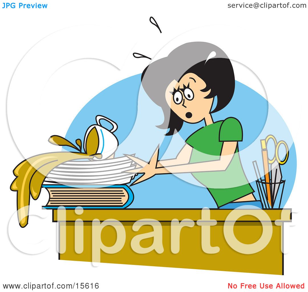 coffee spill clipart - photo #38