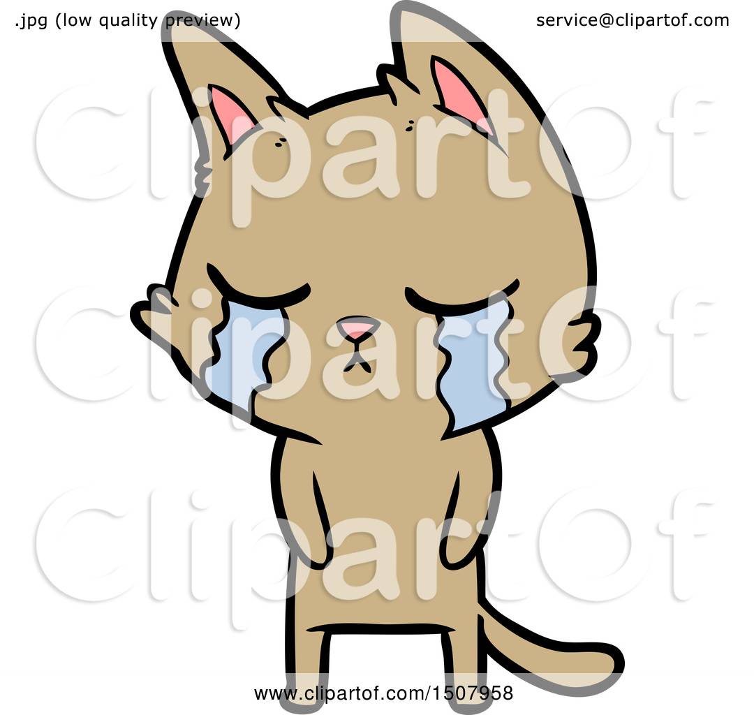 Crying Cartoon Cat by lineartestpilot #1507958