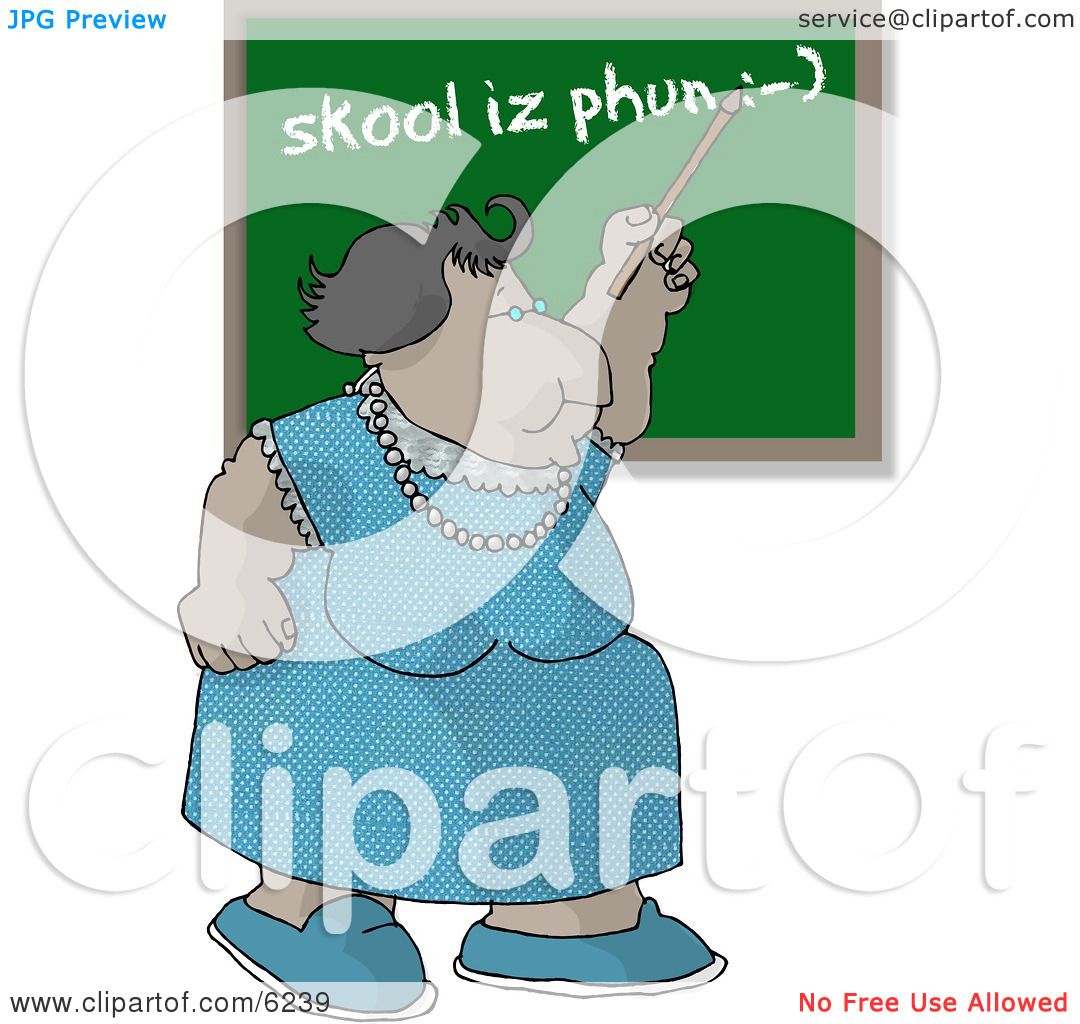 female-english-teacher-teaching-a-spelling-lesson-in-a-school-classroom-clipart-picture-by-djart