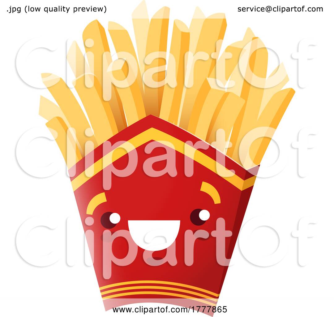 French Fries Mascot by Vector Tradition SM #1777865