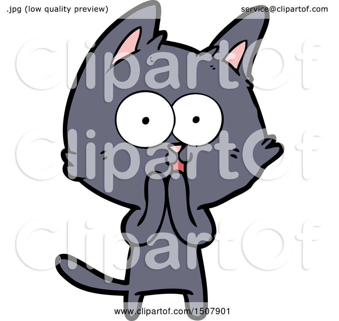 Funny Cartoon Cat by lineartestpilot #1507901