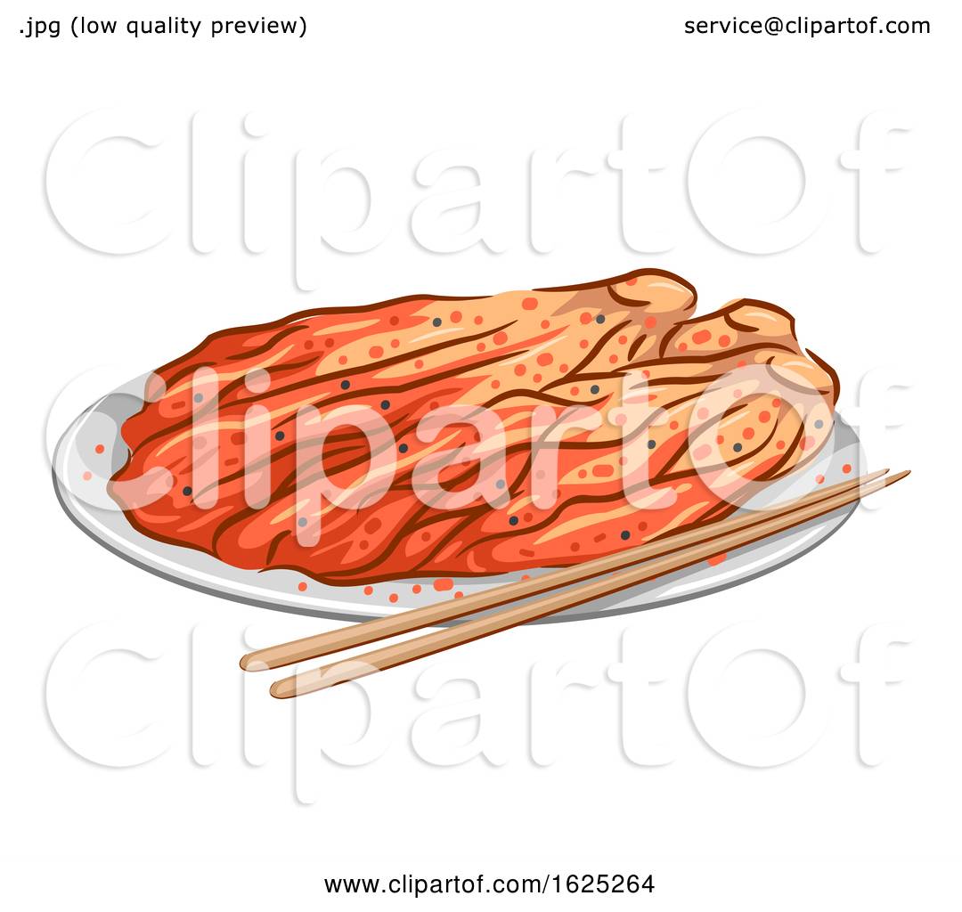 Korean Food Kimchi Illustration by BNP Design Studio #1625264