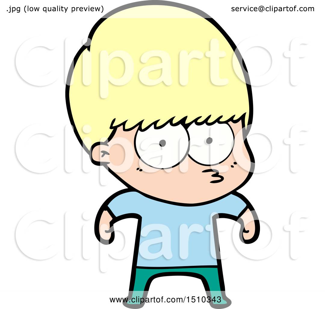 Nervous Cartoon Boy by lineartestpilot #1510343