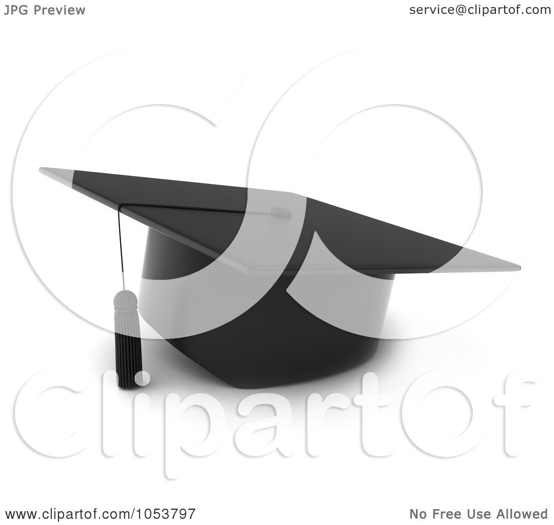 Royalty Free 3d Clip Art Illustration Of A 3d Graduation Cap By Bnp