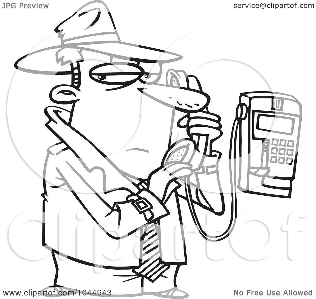 Royalty Free Rf Clip Art Illustration Of A Cartoon Black And White Outline Design Of A By 3137