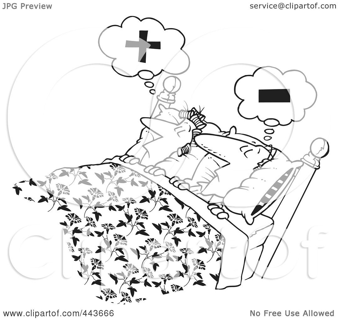 Royalty Free Rf Clip Art Illustration Of A Cartoon Black And White