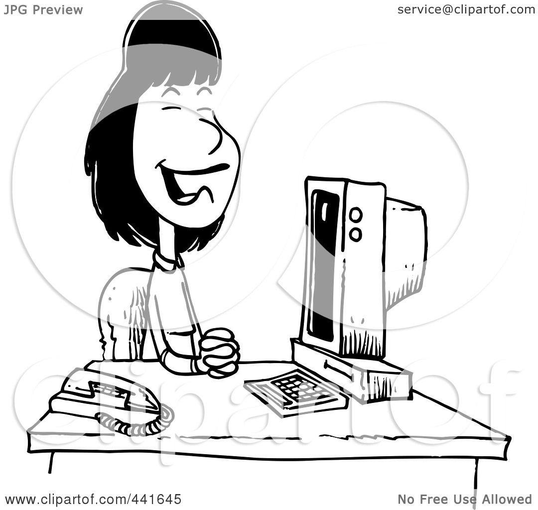 funny receptionist clipart - photo #5