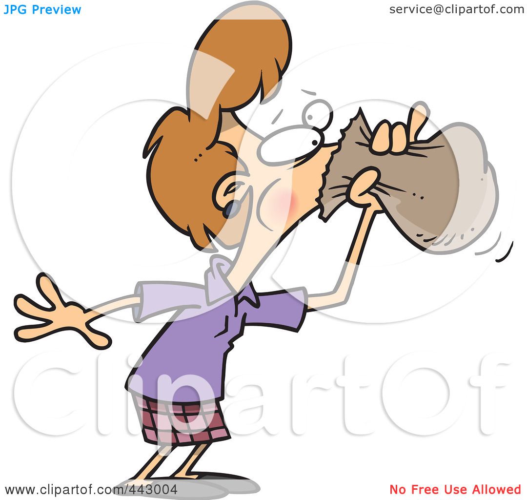 Royalty-Free (RF) Clip Art Illustration of a Cartoon Businesswoman ...