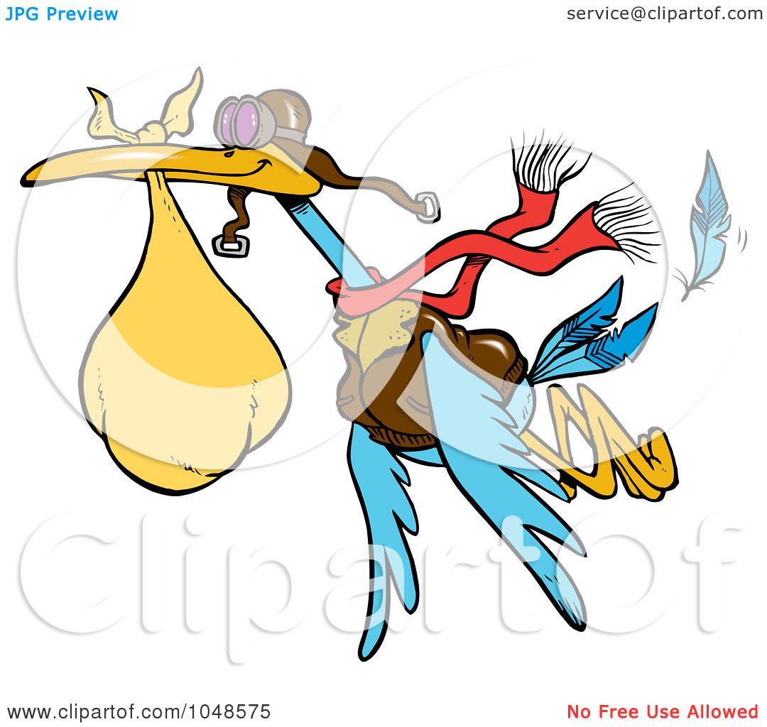delivery stork clipart - photo #28