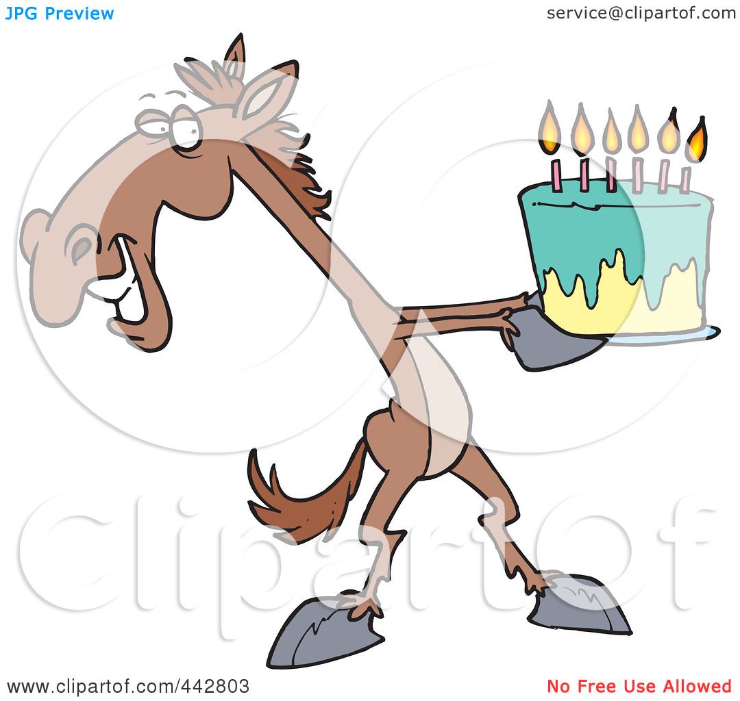 free clip art horse birthday - photo #14