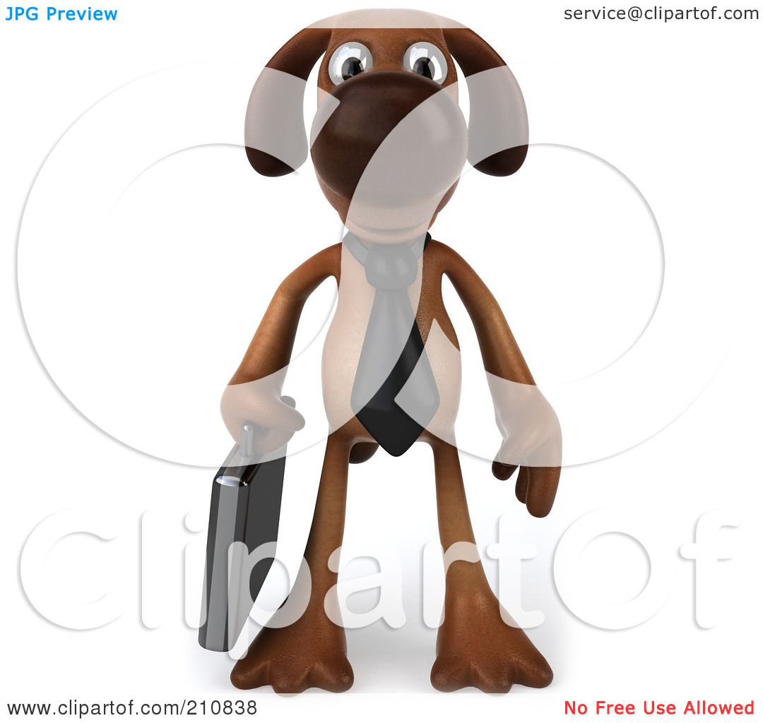 https://images.clipartof.com/Royalty-Free-RF-Clipart-Illustration-Of-A-3d-Brown-Pooch-Business-Dog-Facing-Front-And-Carrying-A-Briefcase-1024210838.jpg