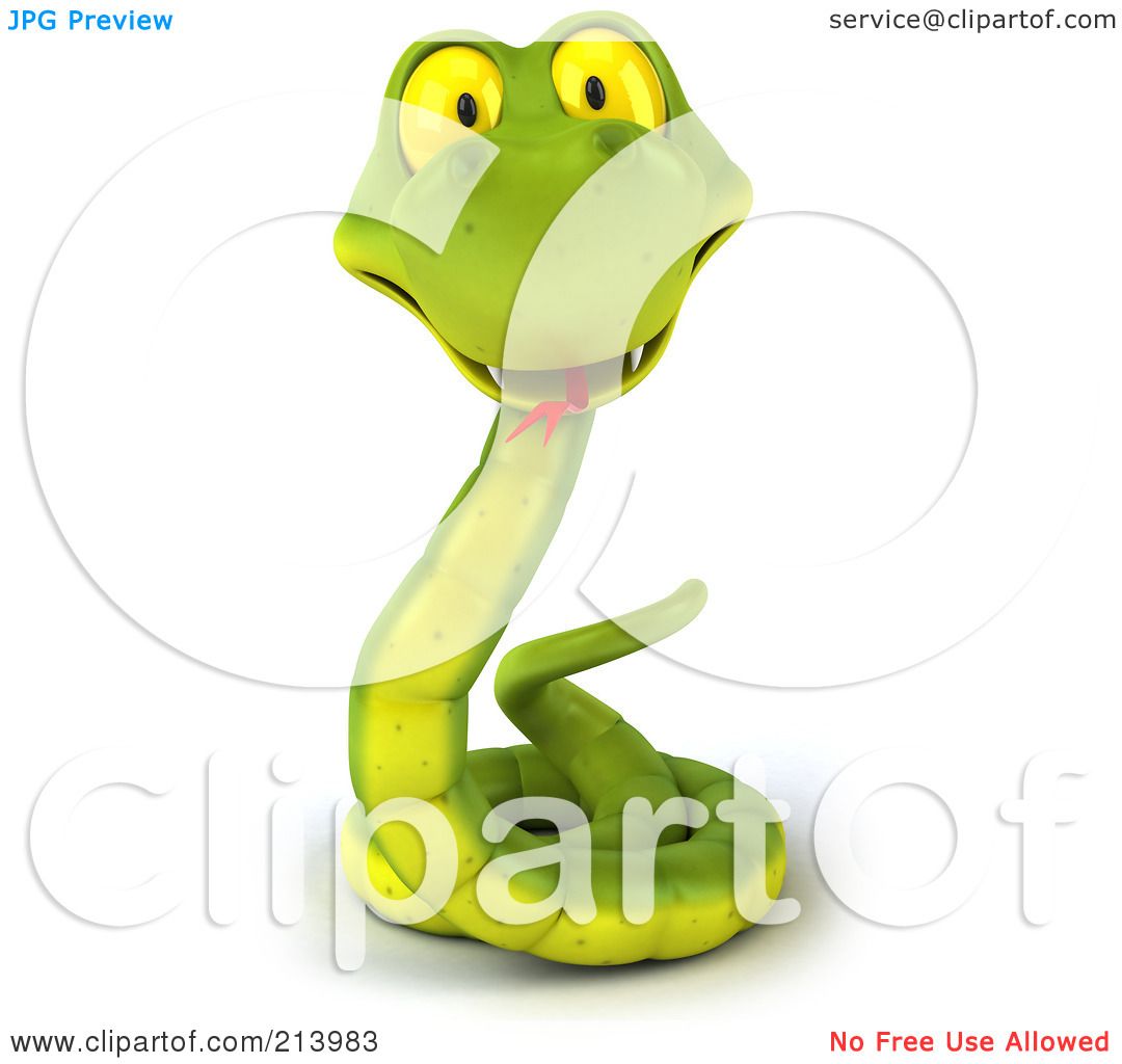 Snake 3d illustration Stock Photo by ©julos 4397060