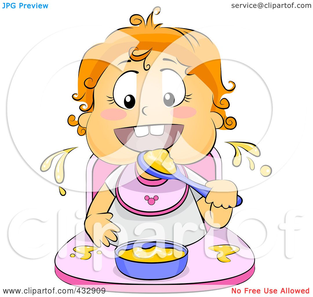 clipart of a girl eating - photo #27
