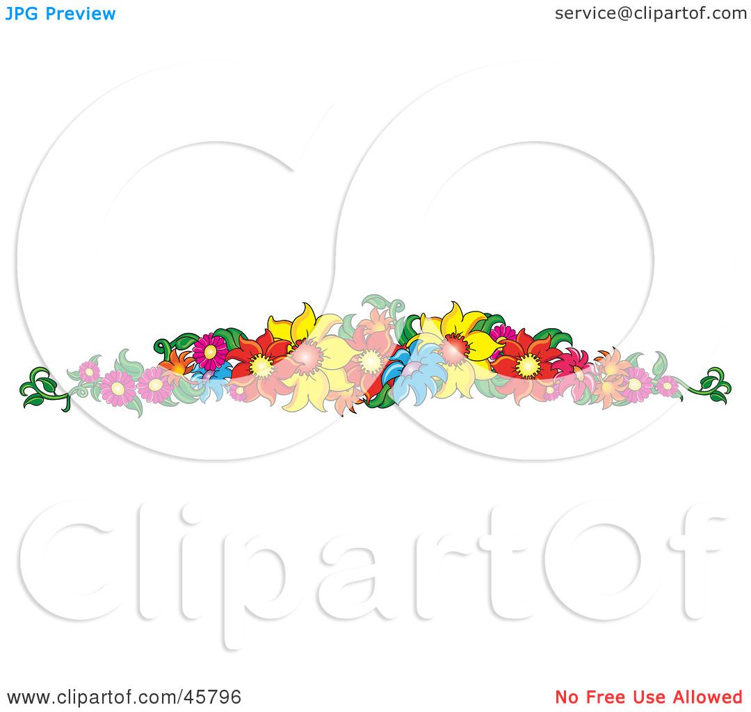 Royalty-free (RF) Clipart Illustration of a Border Or ...