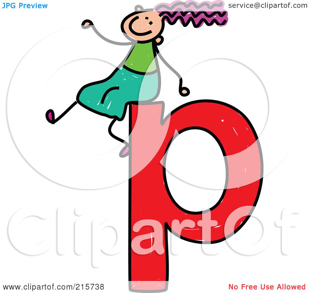 Red Letter P Clip Art - Red Letter P Image