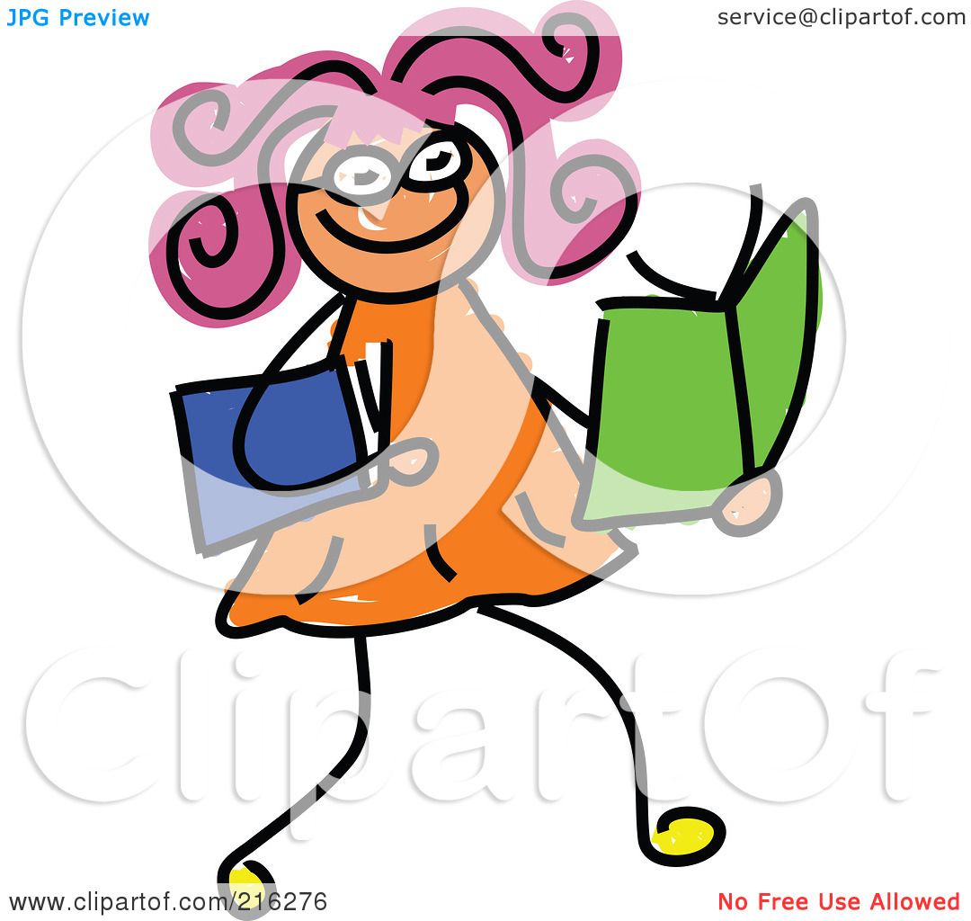 Royalty Free Rf Clipart Illustration Of A Childs Sketch Of