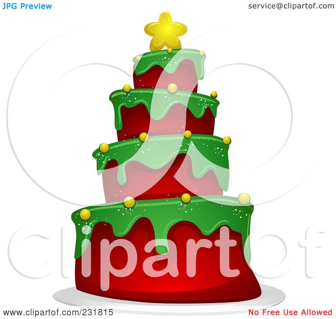 clipart christmas cakes free - photo #46
