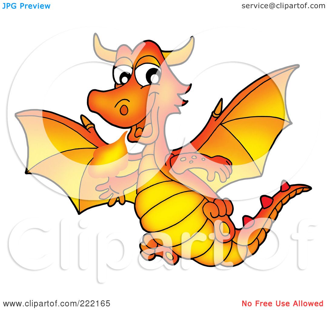 free clipart fire breathing dragon - photo #24