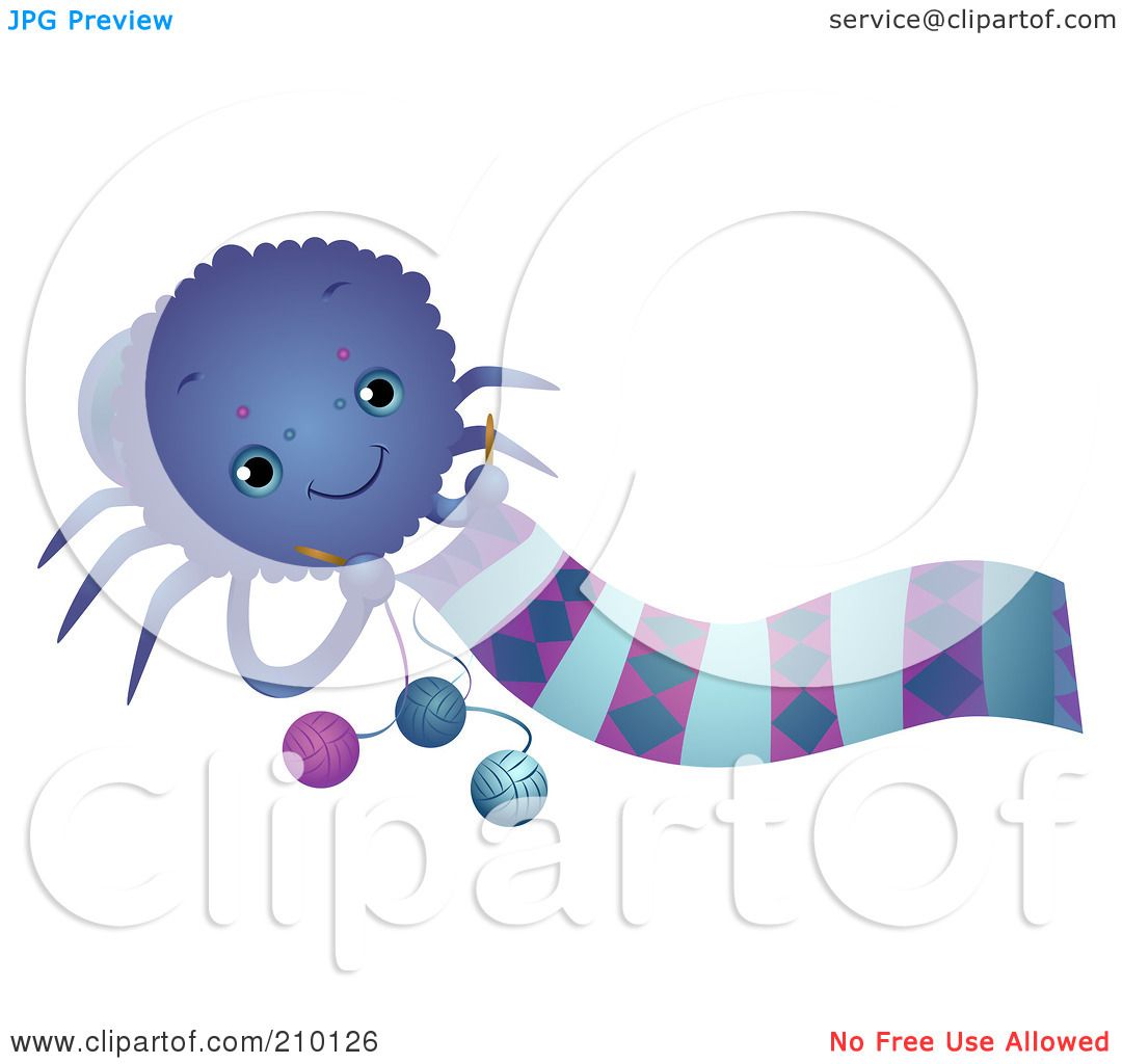 Royalty Free Rf Clipart Illustration Of A Cute Spider