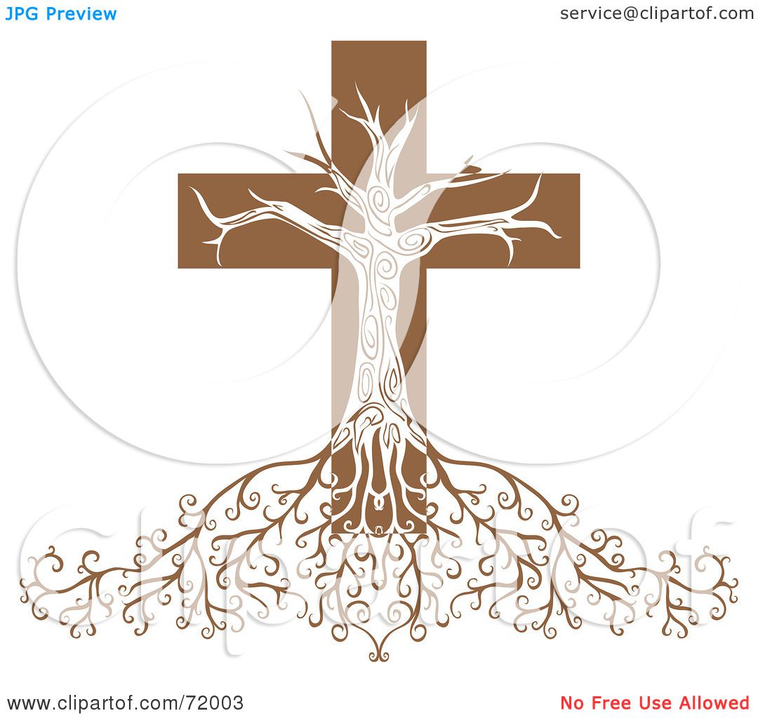 Royalty-Free (RF) Clipart Illustration of a Deeply Rooted ...