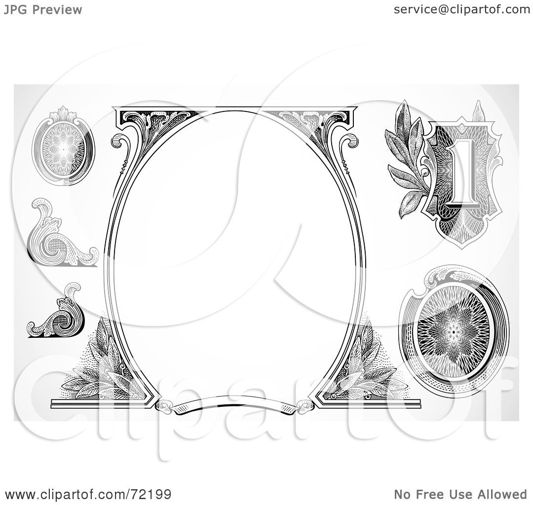 Royalty-Free (RF) Clipart Illustration of a Digital Collage Of Black ...