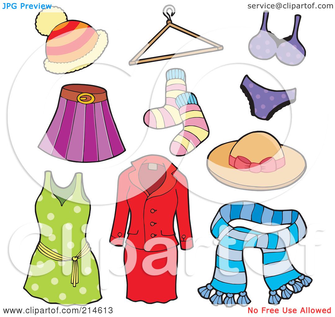 Royalty-Free (RF) Clipart Illustration of a Digital Collage Of Ladies ...