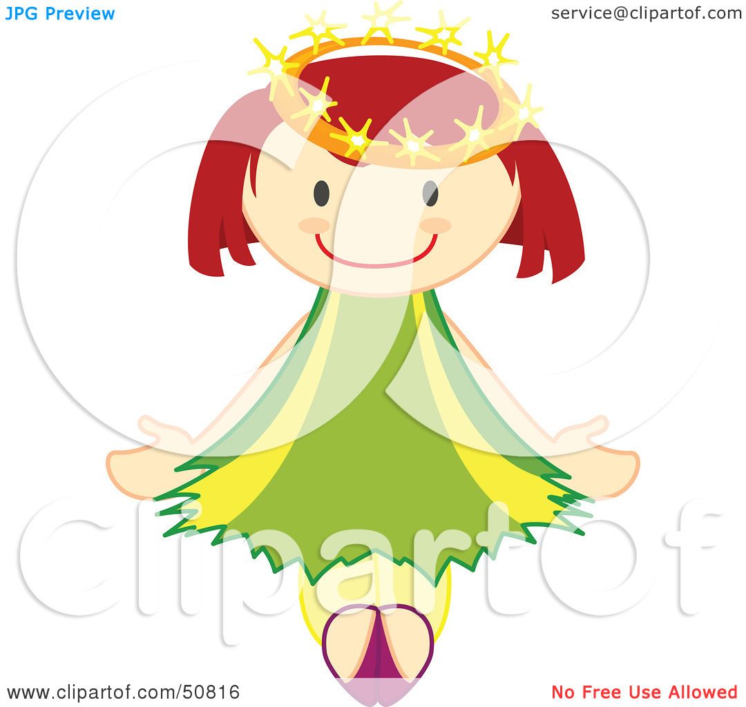 Royalty-Free (RF) Clipart Illustration of a Cute Blond 