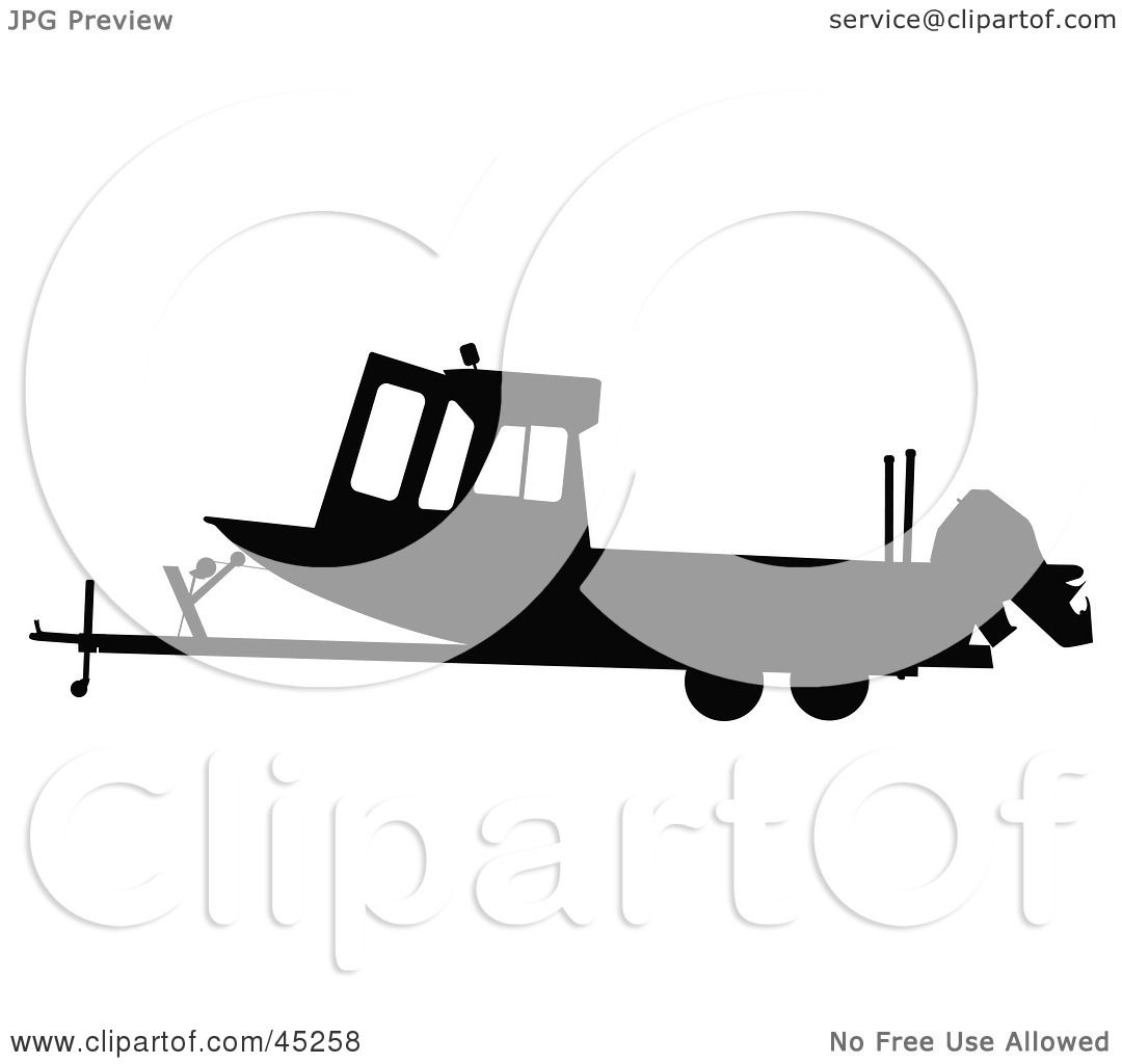 fishing boat silhouette