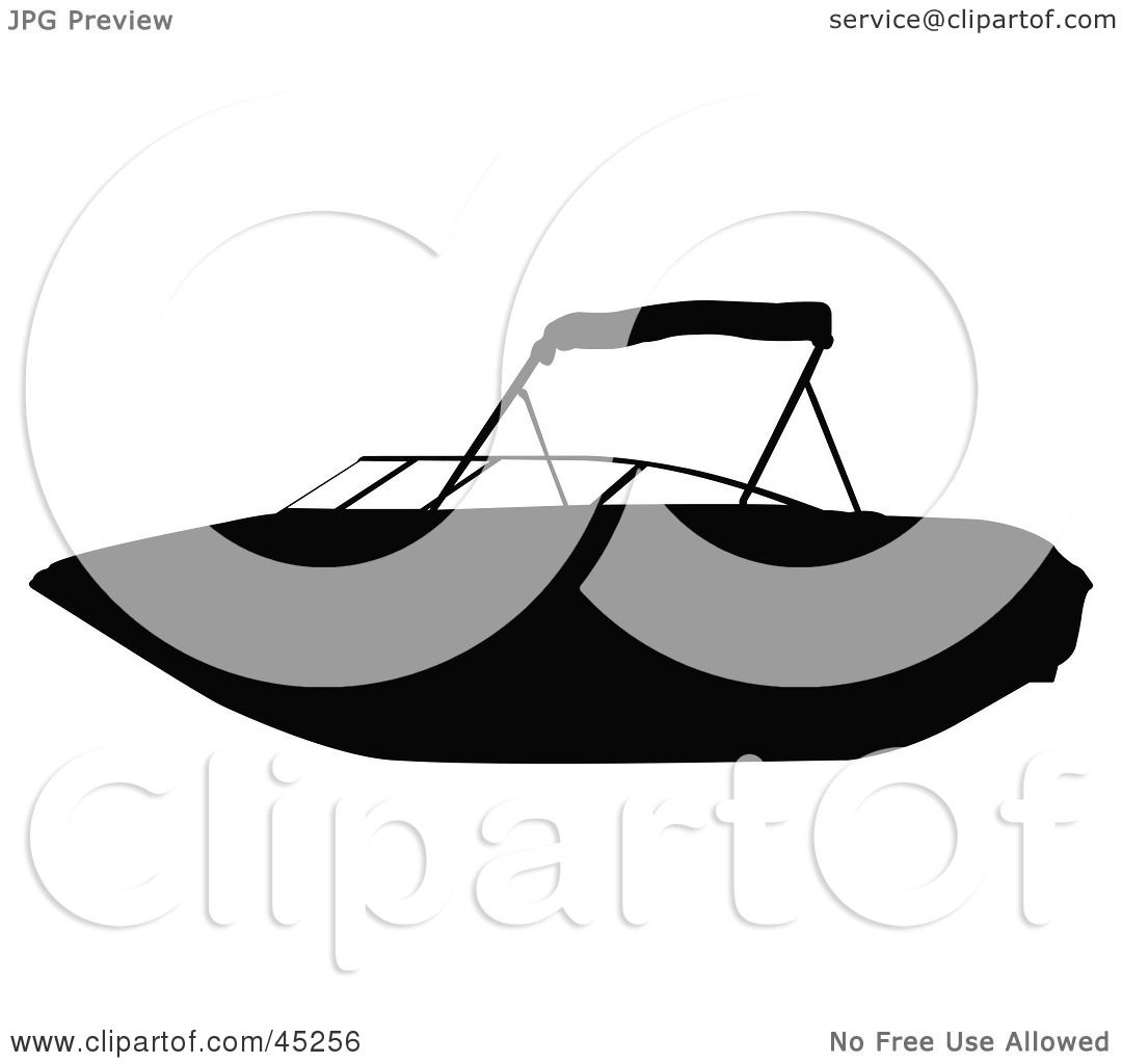 Royalty-free (RF) Clipart Illustration of a Profiled Black 