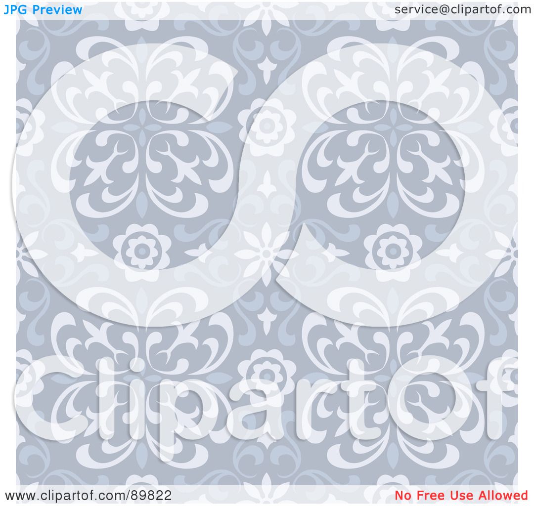 Royalty-Free (RF) Clipart Illustration of a Seamless Daisy Pattern