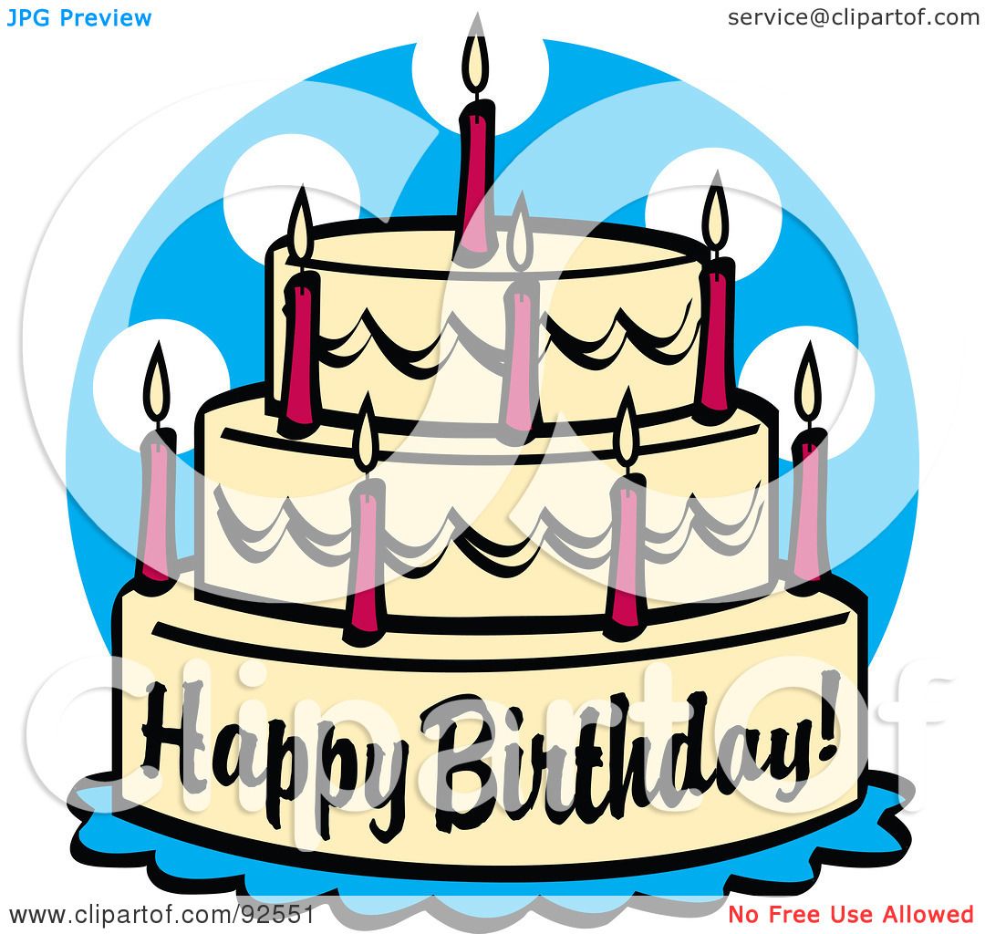 Cake Candles Clipart Etsy