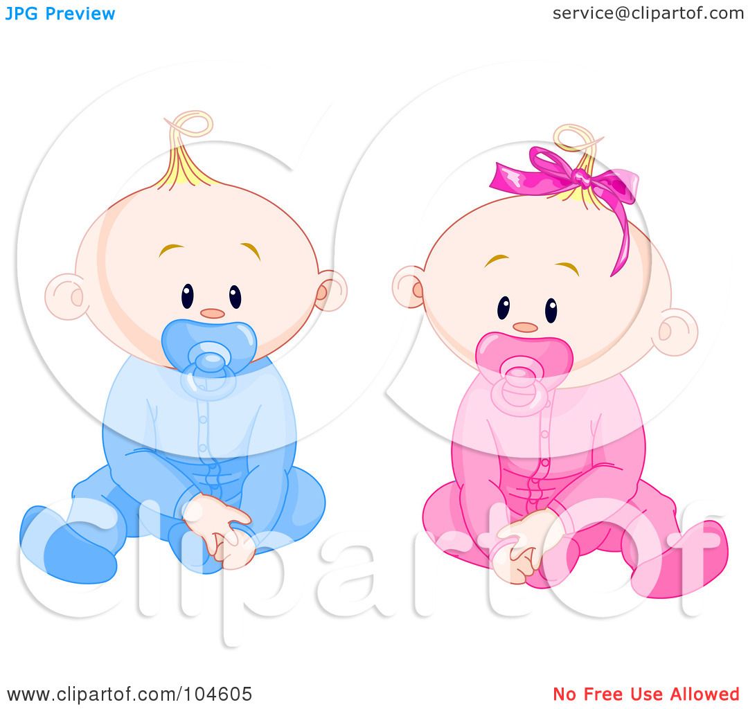 free baby boy and girl clipart - photo #23