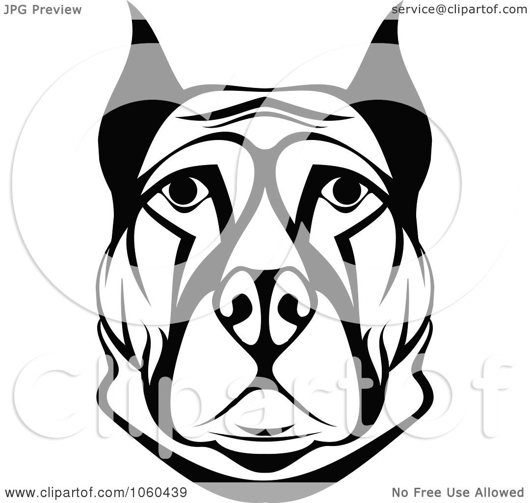 Download Royalty-Free Vector Clip Art Illustration of a Big Dog Logo - 2 by Vector Tradition SM #1060439